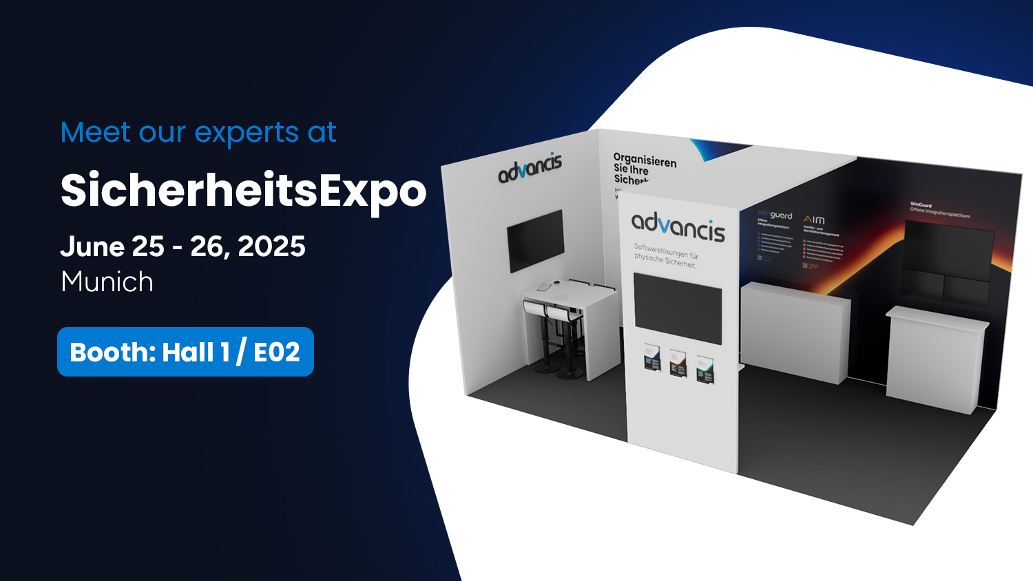 Visit us at the SicherheitsExpo in Munich
