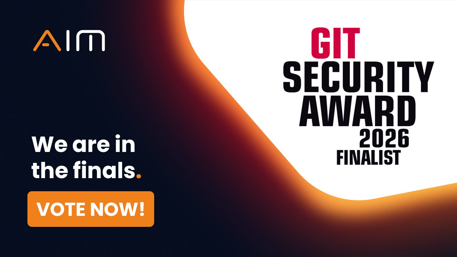 AIM in the final of the GIT Security Awards
