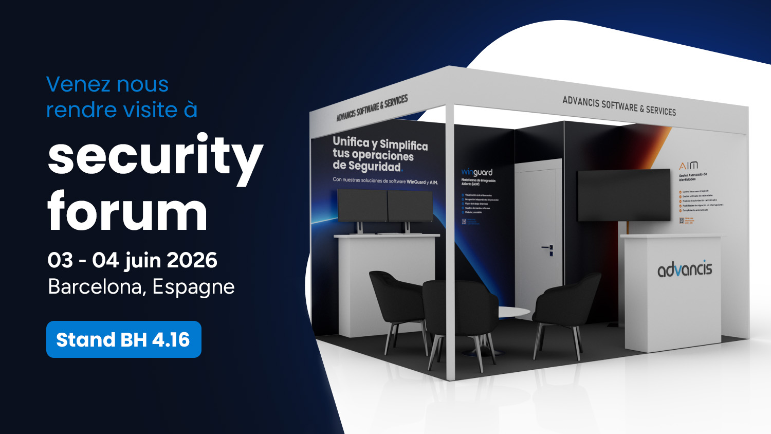 Advancis au Security Forum 2026 à Barcelone