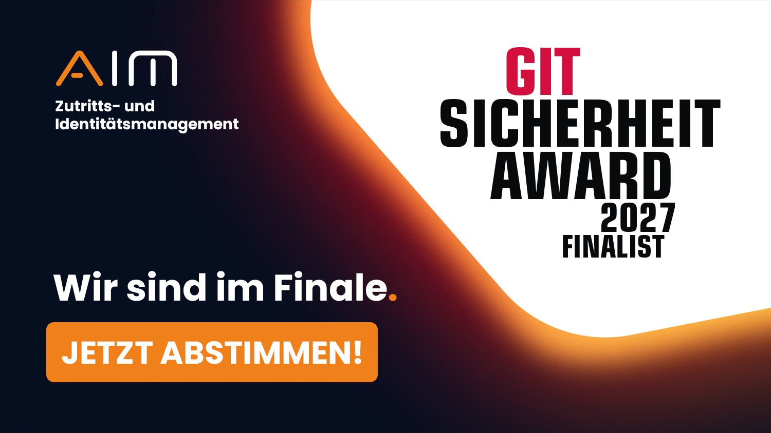 AIM erneut im Finale des GIT SECURITY AWARD