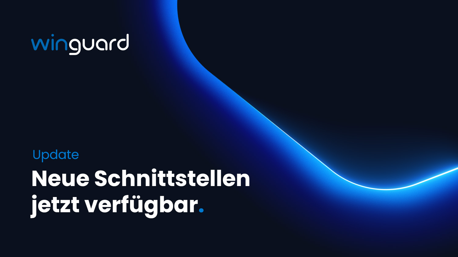 Neue WinGuard-Schnittstellen